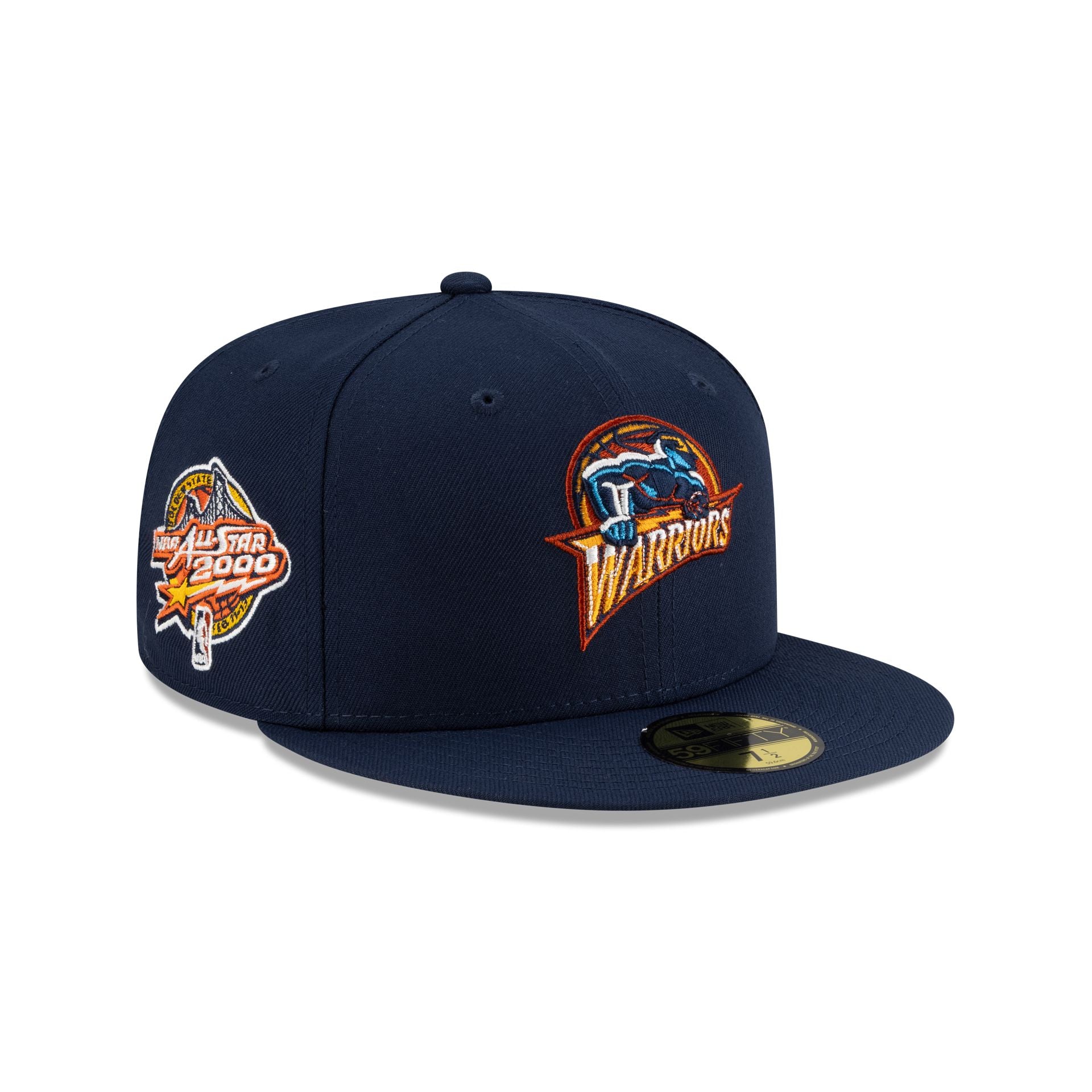 Golden State Warriors 1997-2009 Hardwood Classics Ocean Blue 59FIFTY Fitted Hat - Nextgenmallstore