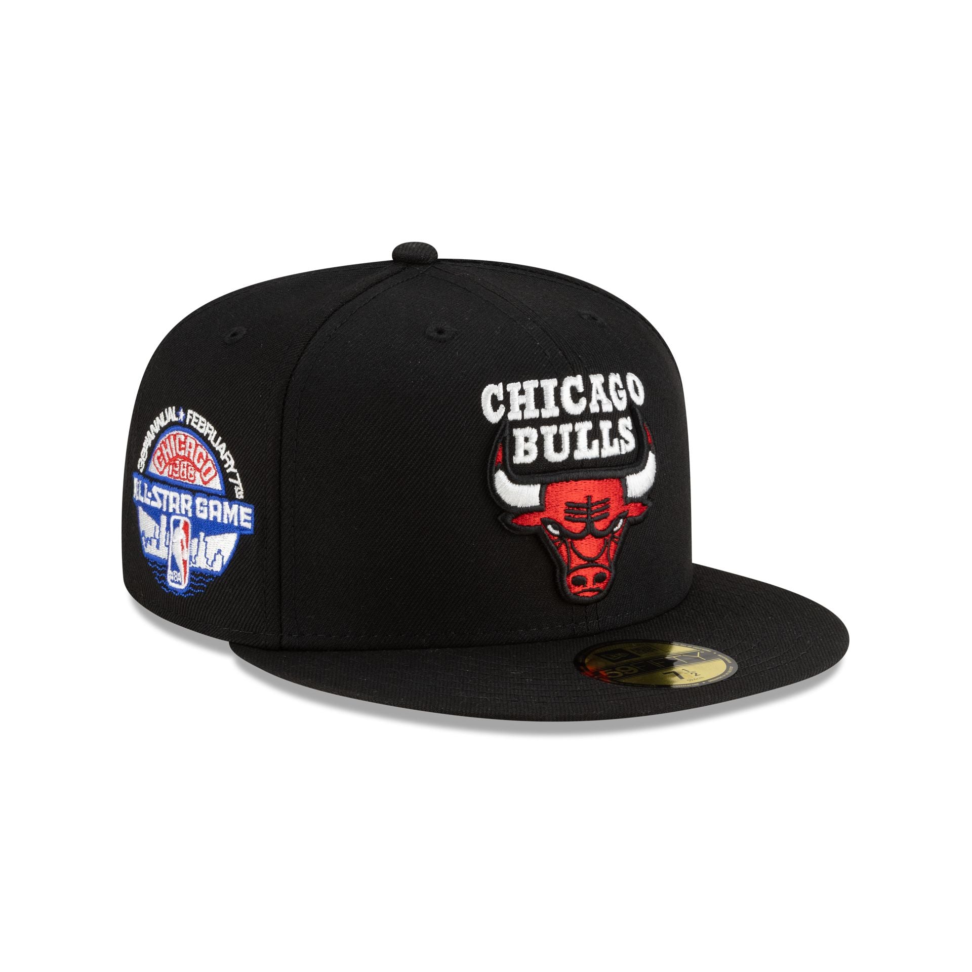 Chicago Bulls 1966-Present Hardwood Classics Black 59FIFTY Fitted Hat - Nextgenmallstore
