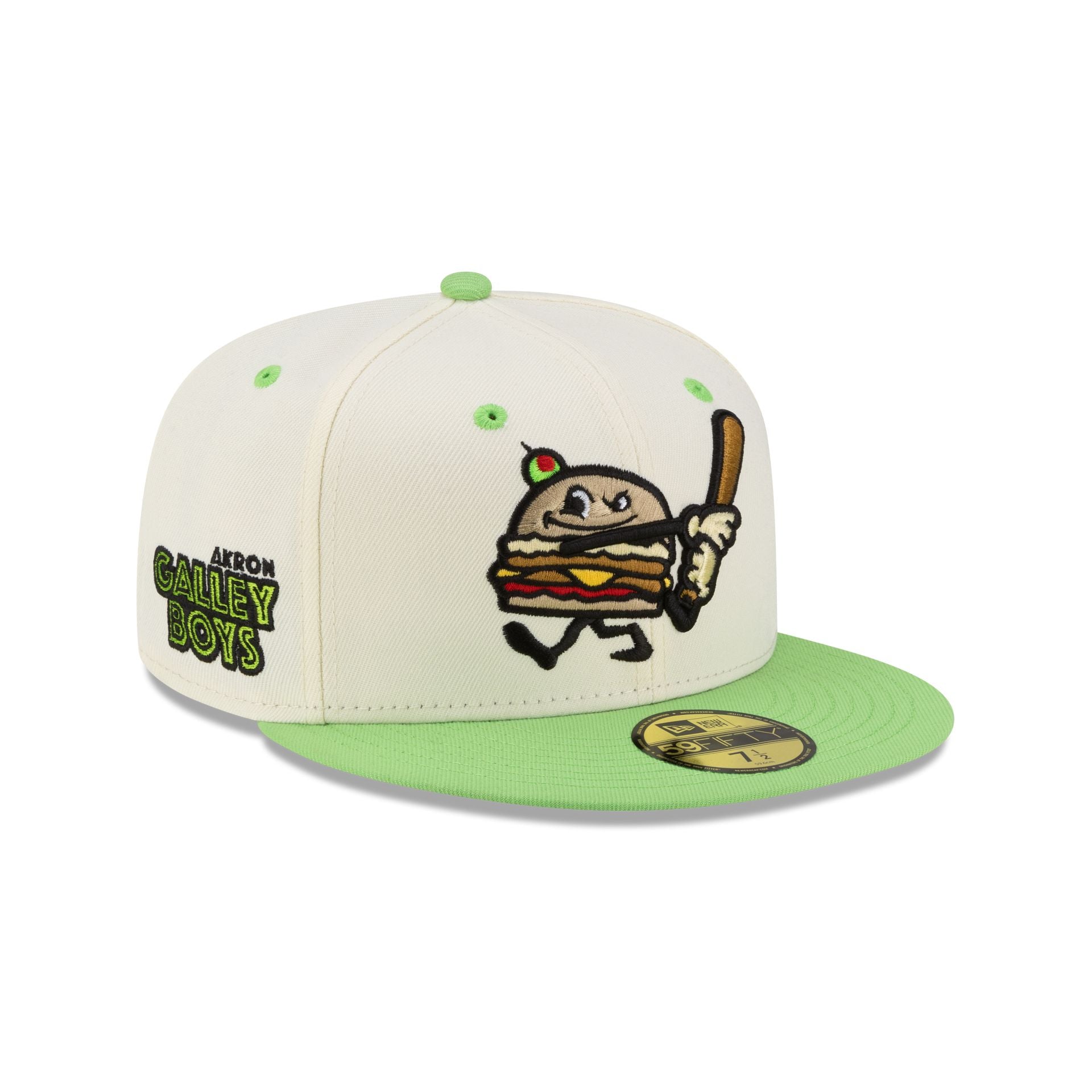 Akron RubberDucks Chrome Food Pack 59FIFTY Fitted Hat - Nextgenmallstore