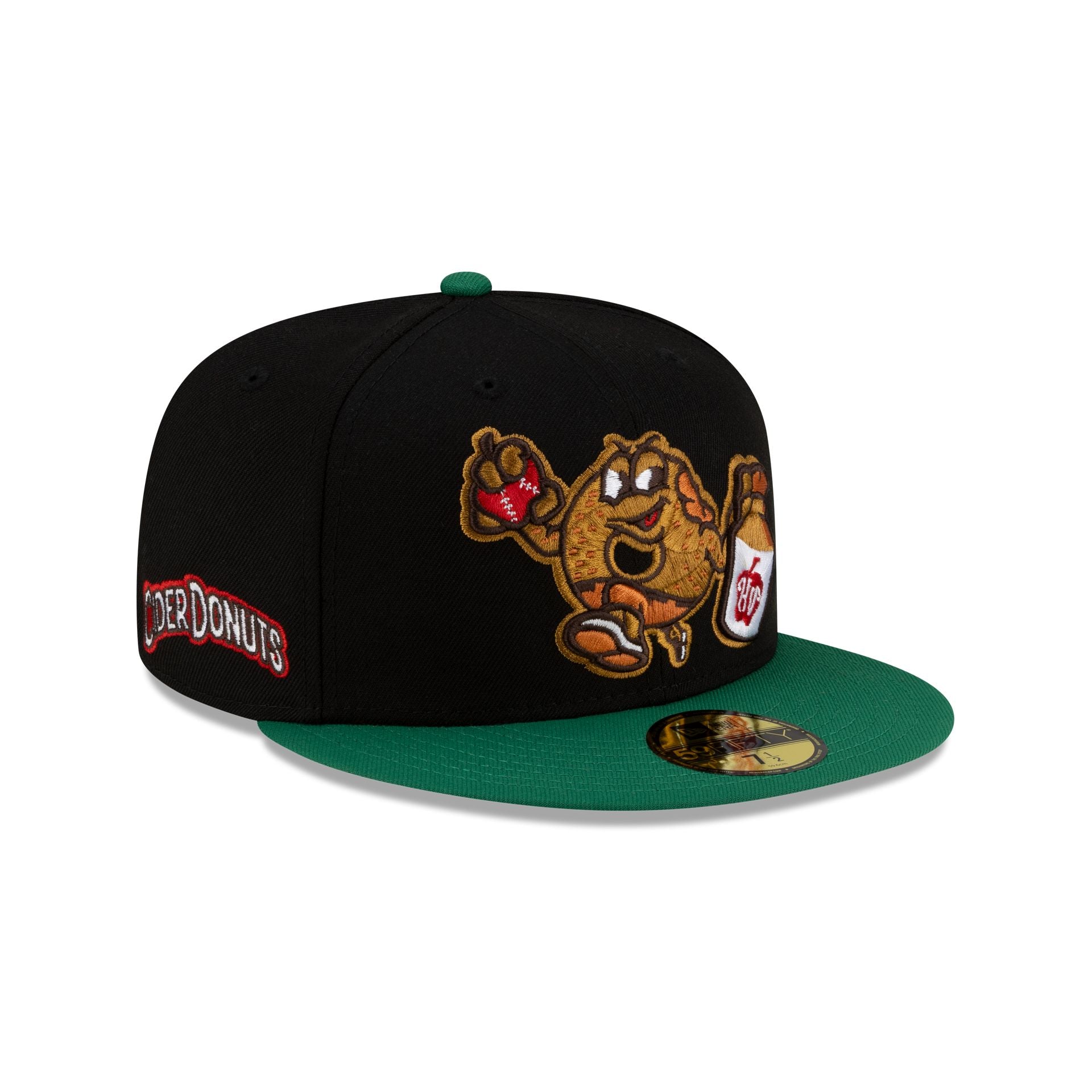 Hudson Valley Renegades Black Food Pack 59FIFTY Fitted Hat - Nextgenmallstore