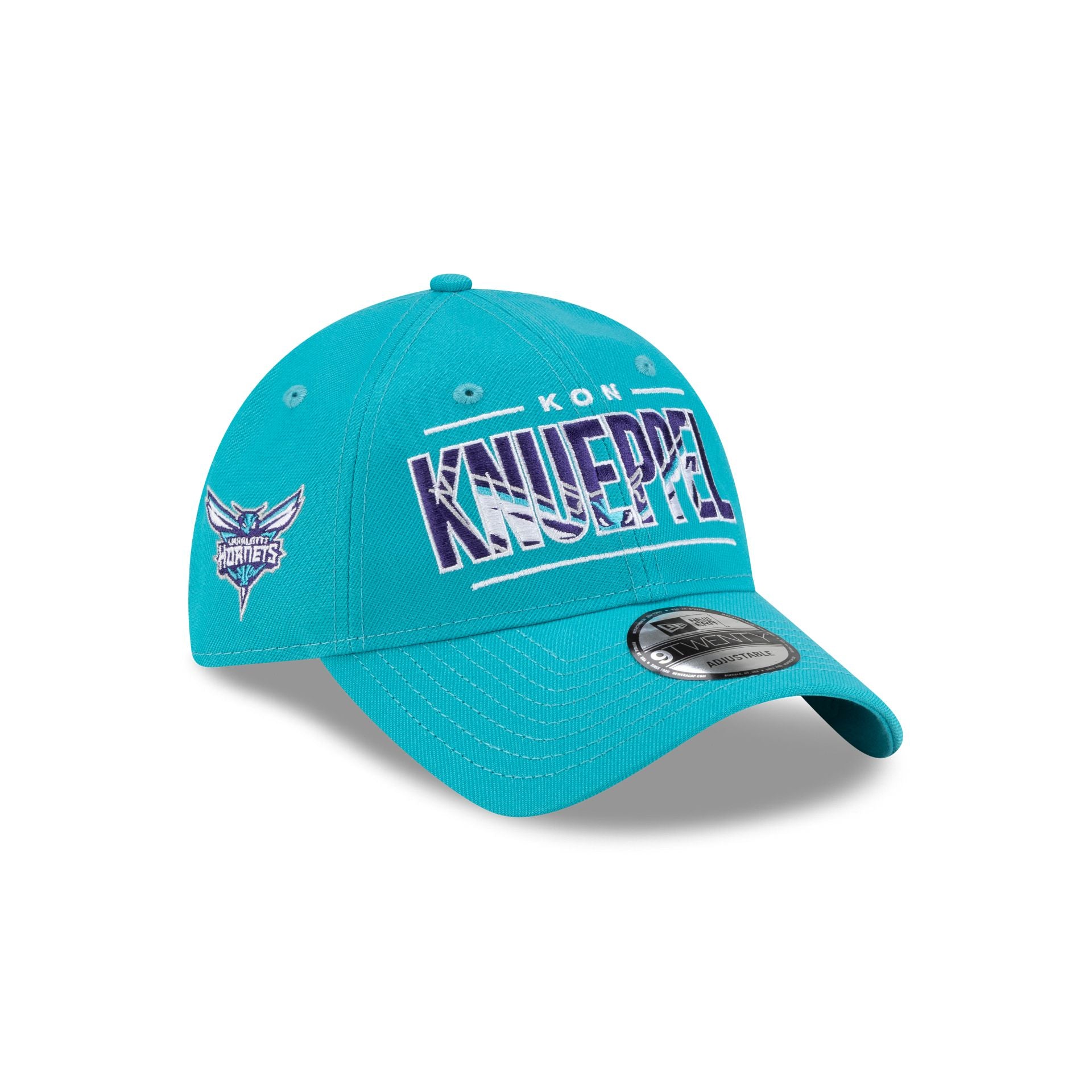 Charlotte Hornets Kon Knueppel Wordmark 9TWENTY Adjustable Hat - Nextgenmallstore