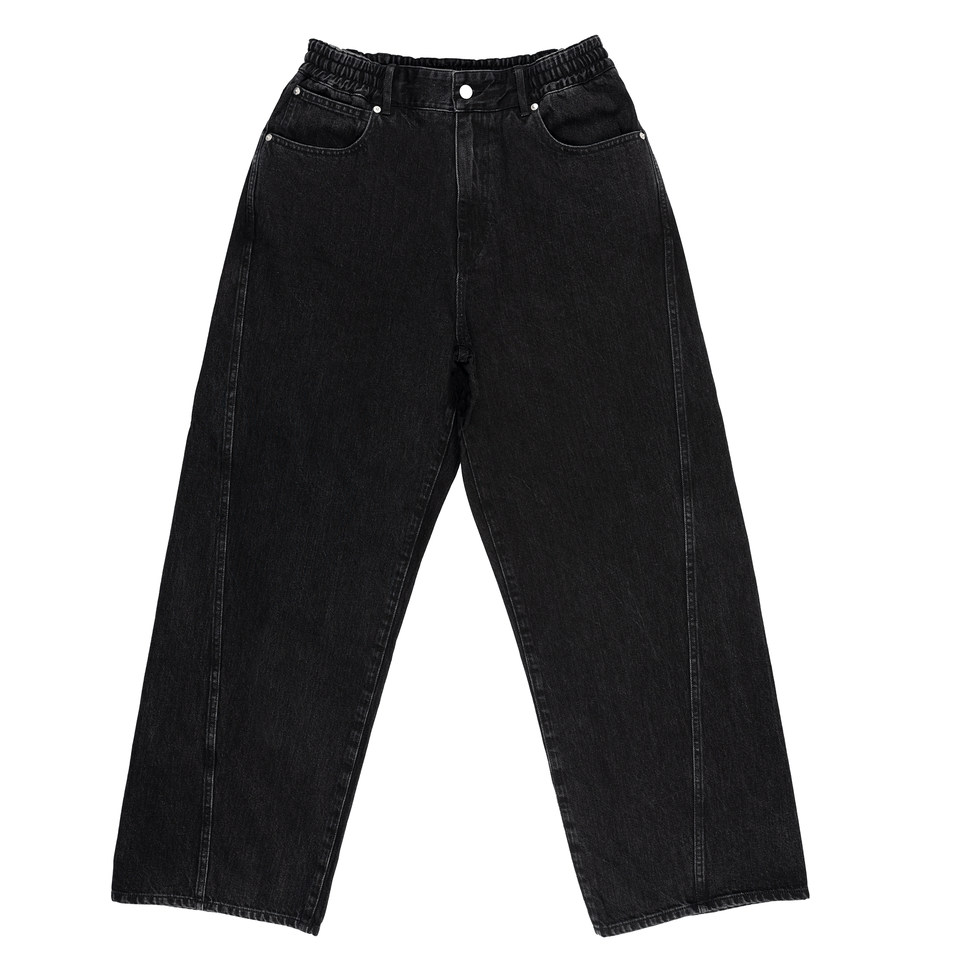 New Era Branded Warehouse Black Jeans