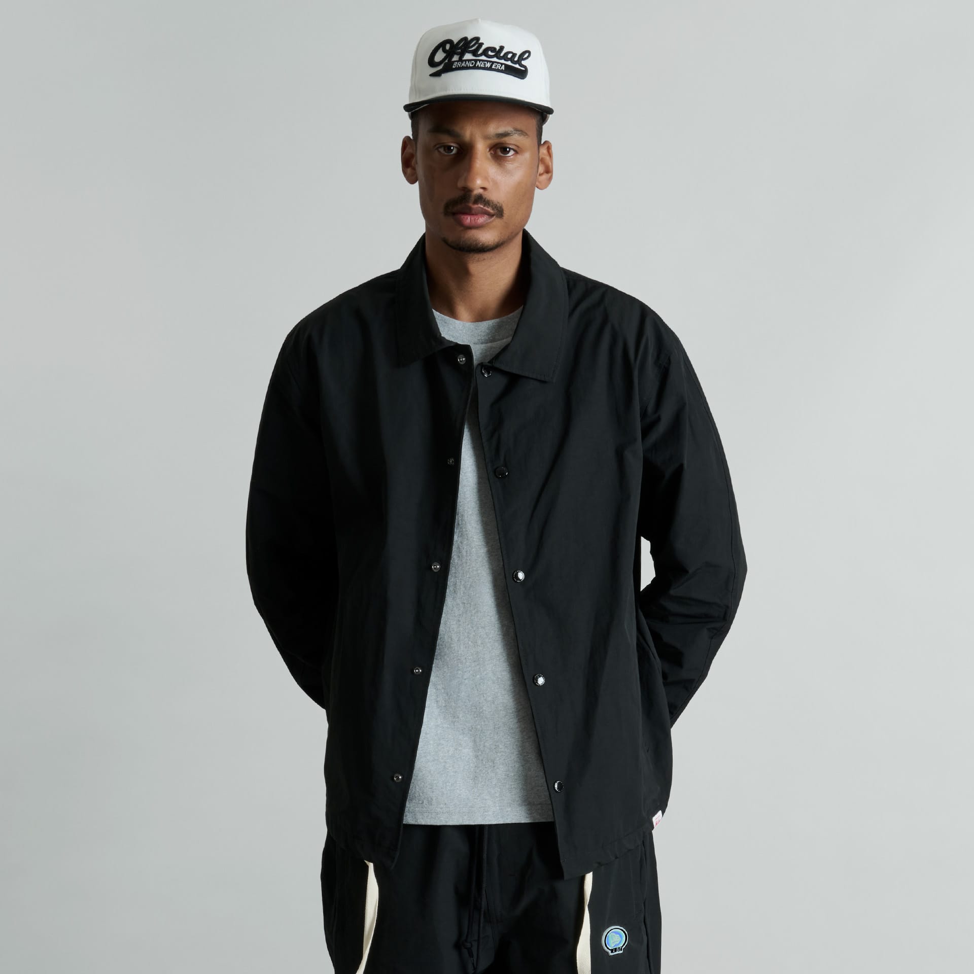 Marvin Black Coach's Jacket - Nextgenmallstore