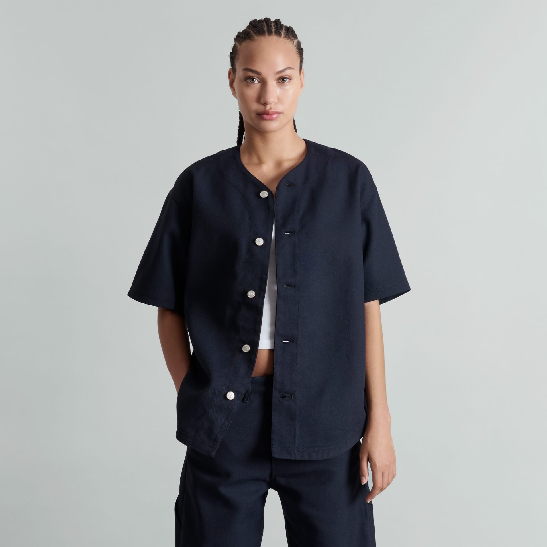 Riverside Navy Baseball Jersey - Nextgenmallstore