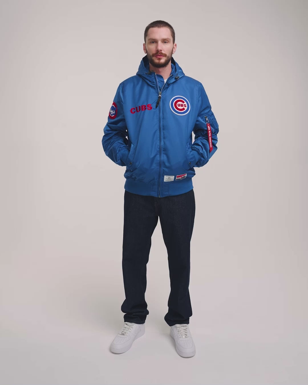 Alpha Industries x Houston Astros Cooperstown L-2B Hooded Bomber Jacket