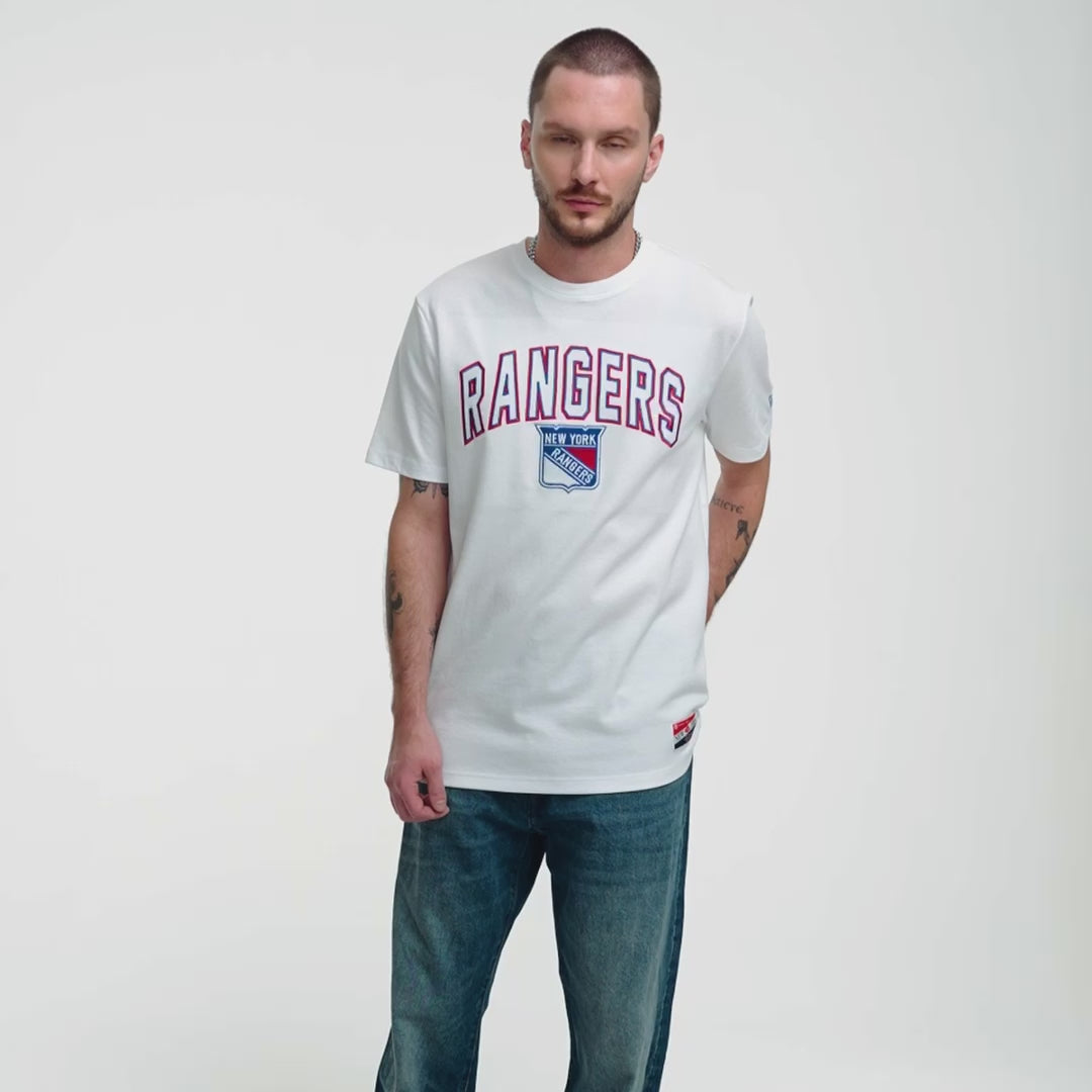 New York Rangers Throwback White T-Shirt