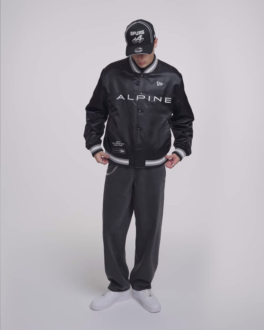 BWT Alpine F1 Team x San Antonio Spurs Bomber Jacket
