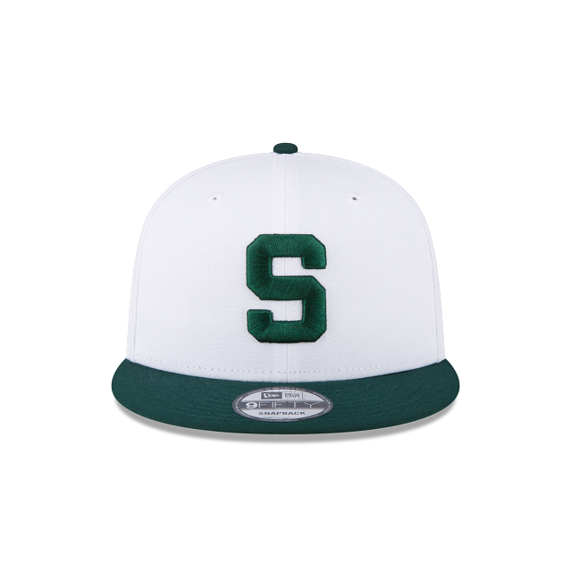 Michigan State Spartans White 9FIFTY Snapback Hat