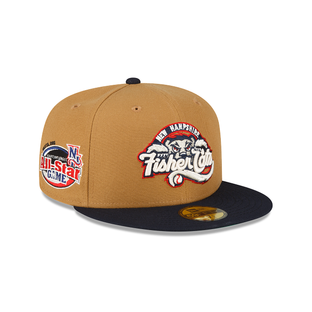 New Hampshire Fisher Cats Wheat 59FIFTY Fitted Hat - Nextgenmallstore