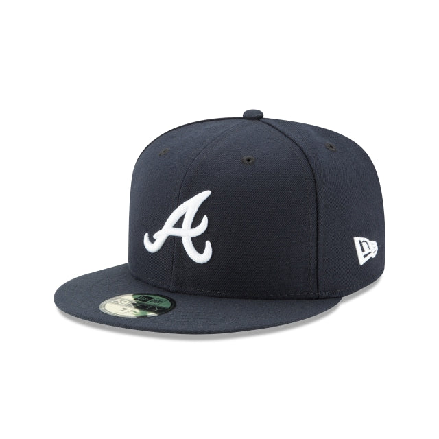 Atlanta Braves Authentic Collection Road 59FIFTY Fitted Hat - Nextgenmallstore