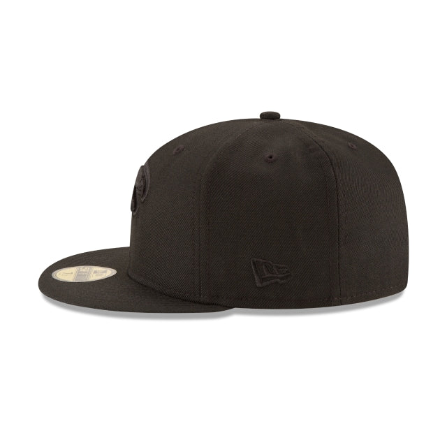 Atlanta Falcons Black On Black 59FIFTY Fitted Hat