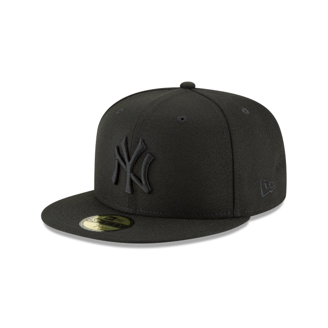 New York Yankees Blackout Basic 59FIFTY Fitted Hat - Nextgenmallstore