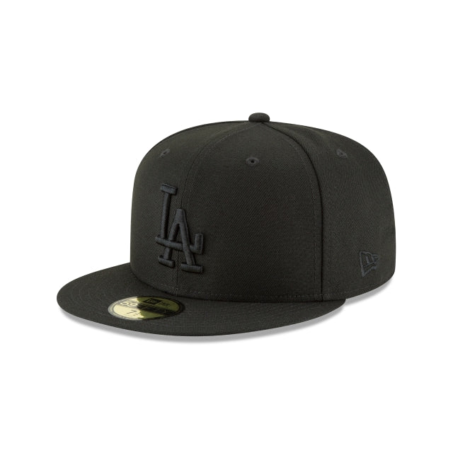 Los Angeles Dodgers Blackout Basic 59FIFTY Fitted Hat - Nextgenmallstore