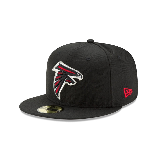 Atlanta Falcons Black 59FIFTY Fitted Hat - Nextgenmallstore